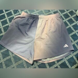 Adidas Girls' Elastic Waistband Ombre Woven Shorts